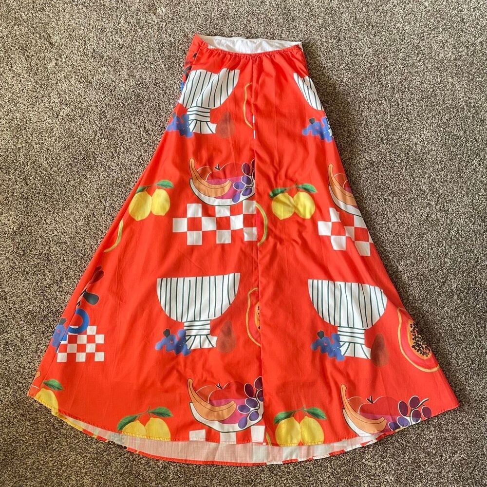 PETAL & PUP Mellonie Strapless Maxi Dress Women’s size Medium - Picture 12 of 13